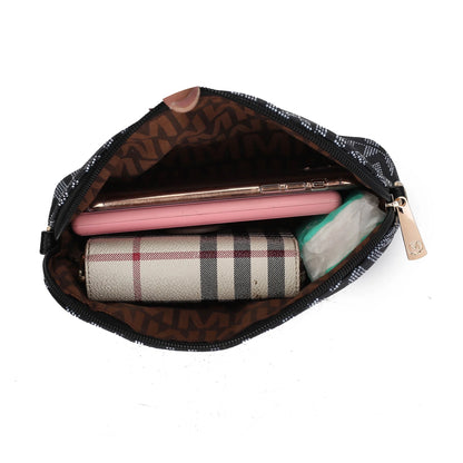 Alexy Women'S Tote Bag, Small Tote Bag, Pouch Purse & Wristlet Wallet Bag 4 Pcs Handbag Set by Mia K - Purple